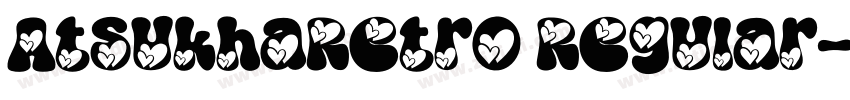 AtsukhaRetro Regular字体转换